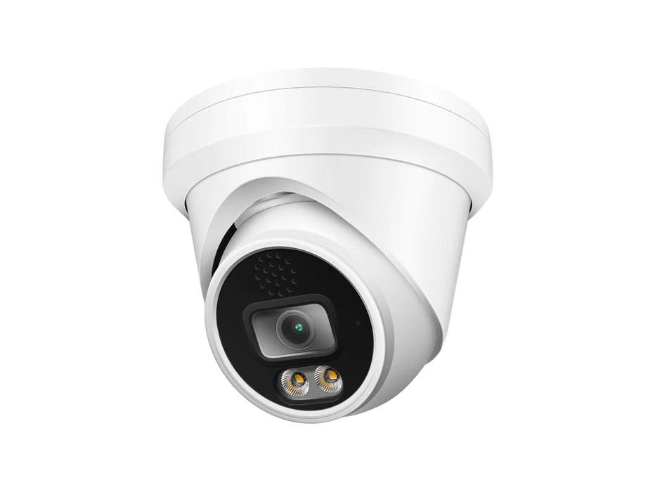 EZHD HD IPC-Y6TR28A2-C 6MP Full Color Night Vision Turret IP Camera with Built in Mic, Compatible with Hikvision NVR